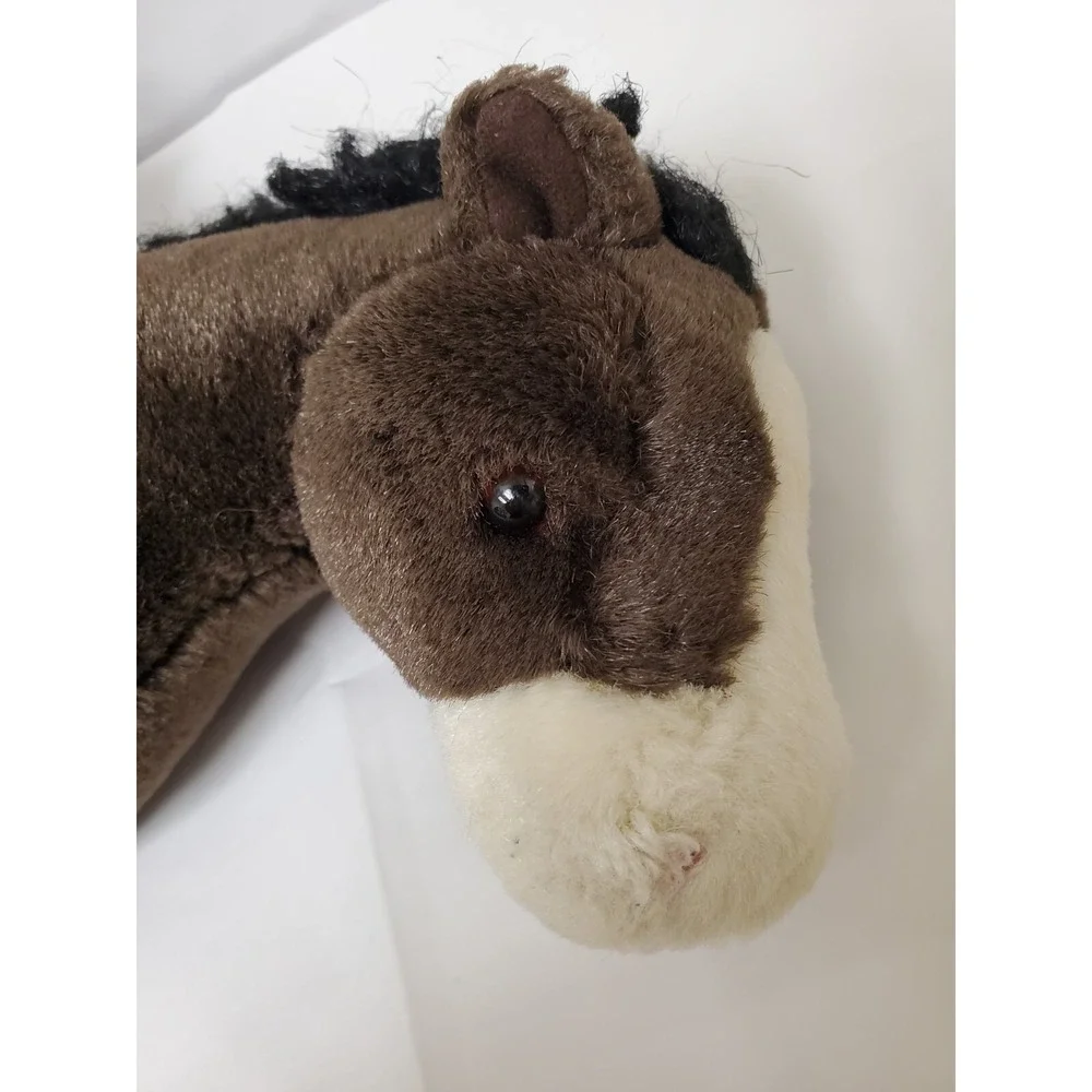 Gund Clyde Dark Brown Clydesdale Horse Plush 14